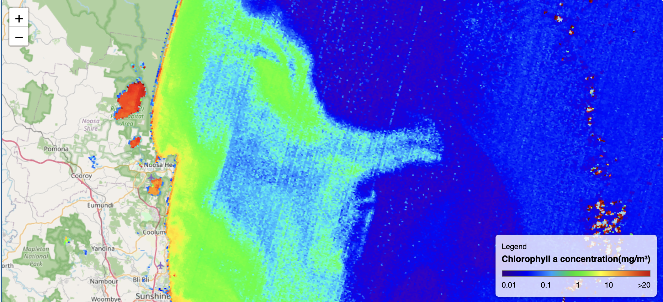 Topographic Map of Marine Ecosystem